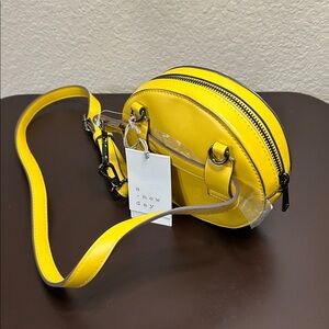 A New Day Vibrant Yellow Crossbody Bag NEW